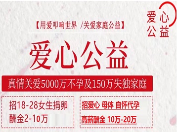 建邺捐卵助孕生子 爱心志愿者招募
